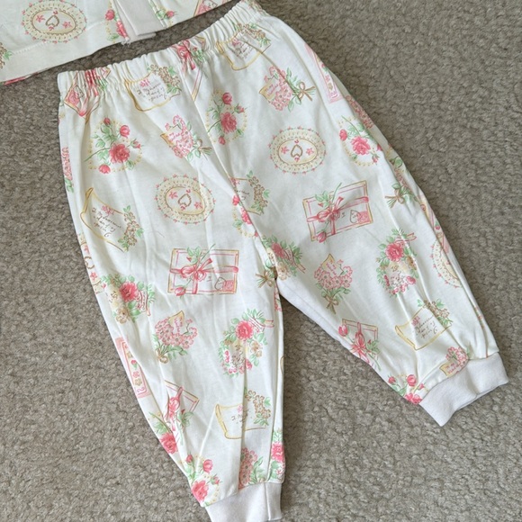 First Impressions 2 piece floral outfit NWT 6-9 months - Picture 4 of 7